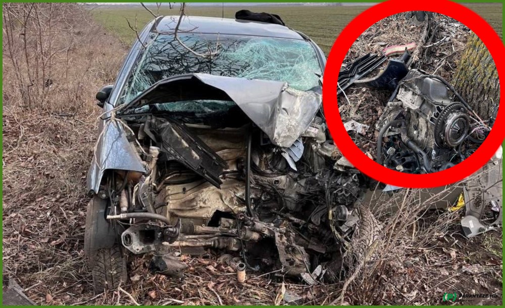 FOTO // Accident teribil la Hîncești. O tânără a murit pe loc